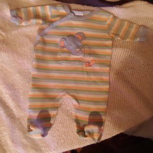 Little Me unisex baby footed pajama